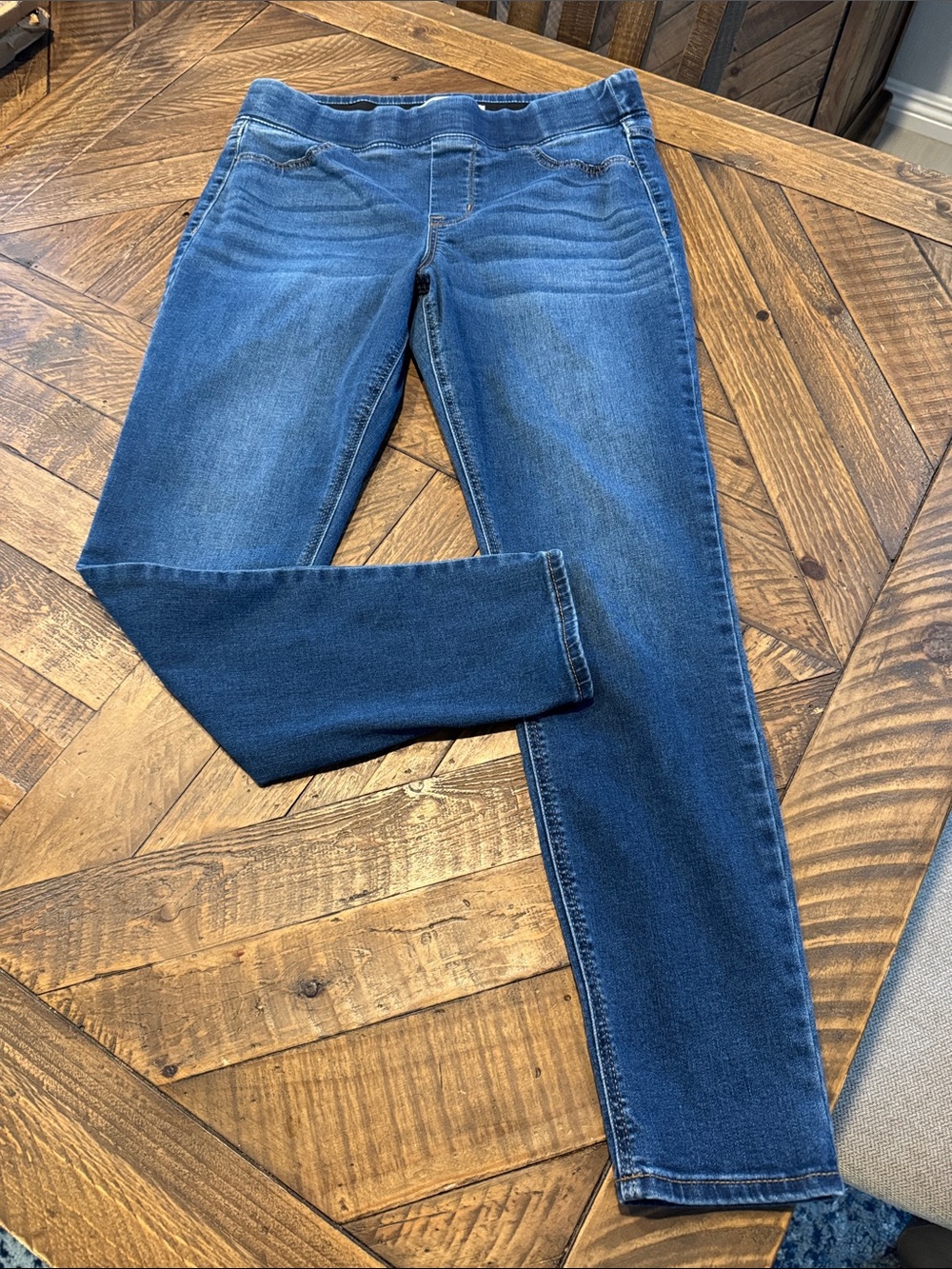 Old Navy Blue Stretch Jeggings - Slim Fit